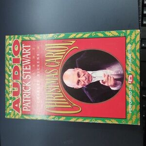 Vintage 1991 Patrick Stewart Charles Dickens A Christmas Carol Casette Tapes